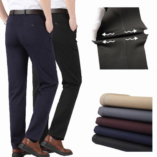 Pantalones Cómodos Elásticos Casuales Para Hombre Moda | MercadoLibre