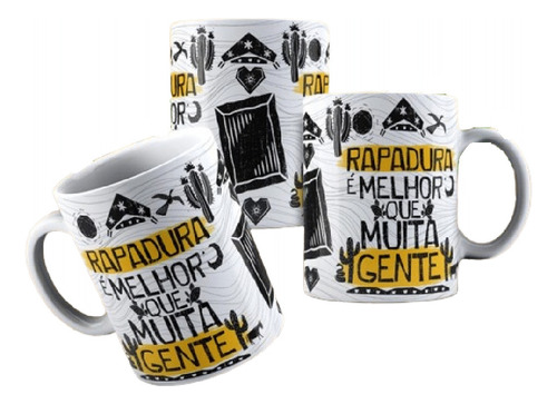 Caneca Rapadura É Melhor Que Nordeste Porcelana 325ml Md17