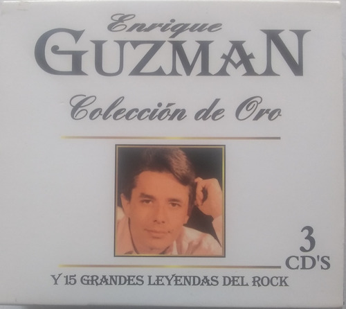 Imagen 1 de 2 de Enrique Guzmán Y 15 Grandes Leyendas Del Rock Con 3 Cd