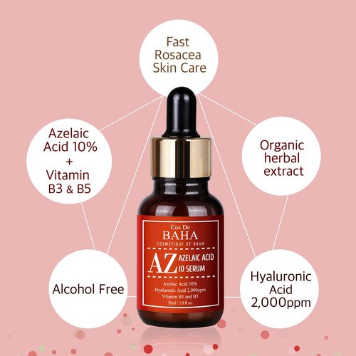 Sérum Facial Cos De Baha Ácido Azelaico 10% Con Niacinamida