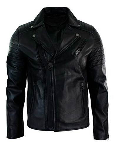 Chaqueta Infinity 100% Cuero Legitimo Hombre