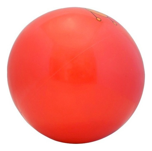 20 Pelotas De Plastico Económica - 70 Cm Perimetro Color Rojo