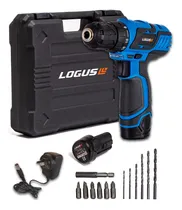 Comprar Taladro Atornillador Inalambr Litio Logus 12v + Maletin 2bat Color Azul marino