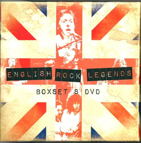 Box Set English Rock Legends. 8 Dvd. Nuevo No Cerrado