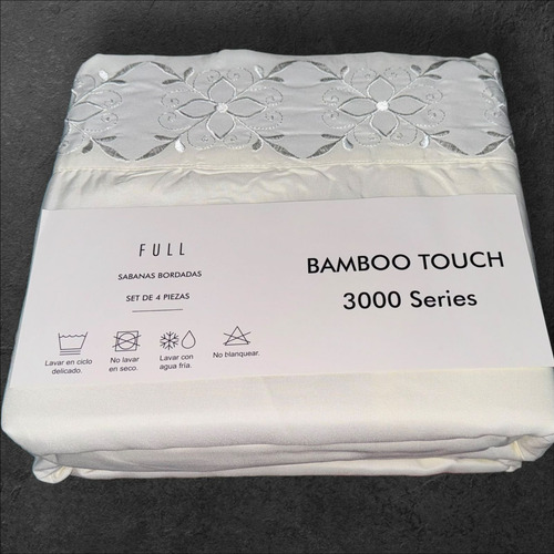 10 Juegos De Sabanas Bamboo Touch 3000 Matrimonial