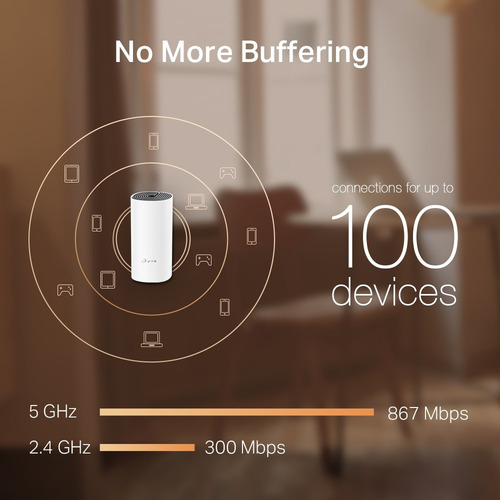 Access Point, Router, Sistema Wi-fi Mesh Tp-link Deco M4 Blanco 100v/240v 3 Unidades