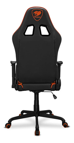 Silla Gaming Cougar Armor Elite Ergonómica Comodidad Color Negro/naranja Material Del Tapizado Negro/naranja