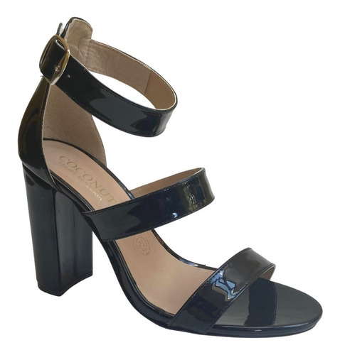 Imagen 2 de 8 de Zapatilla Mujer Felipe Rentería Sandalia Fiesta Tacón 9cms