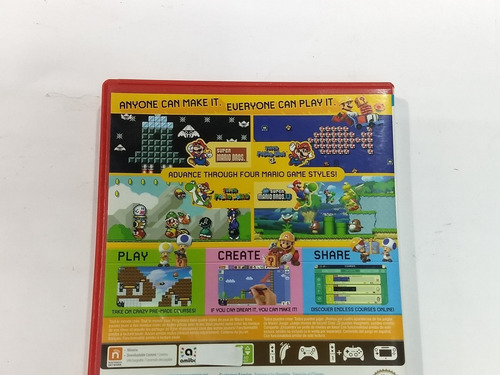 Super Mario Maker Wiiu Nintendo Wiiu (Usado)