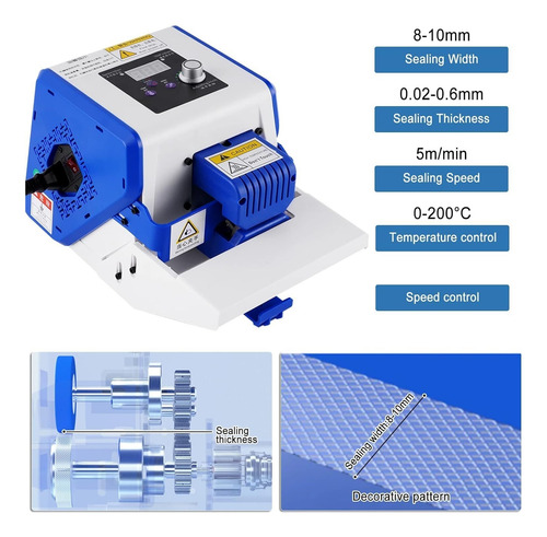Selladora De Bolsas De Plástico De Temperatura De 0 A 200