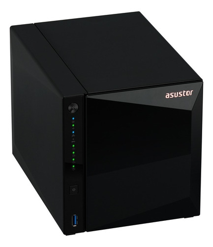 Storage Nas Server Asustor Drivestor 4 Pro As3304t 4 Baias Cor Preto