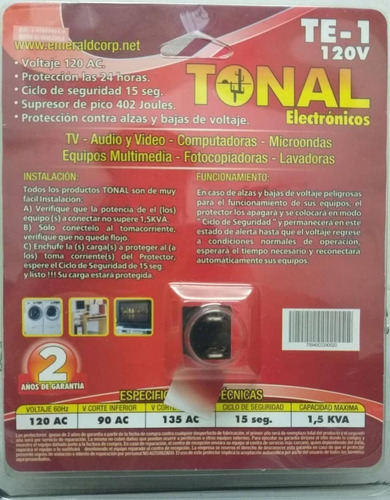 Protector Tv Computadoras Microondas Lavadoras 110v Oferta
