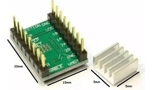 A4988 Driver Motor Paso A Paso Cnc + Disipador