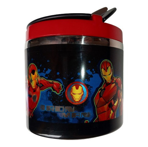 Termo Para Comida 600 Ml Original Iron Man Avengers