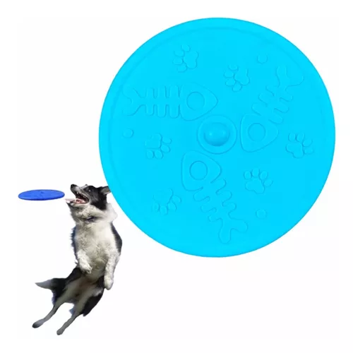  Frisbee para perro de 8.5 in para uso en interiores y  exteriores, juguete flotante [disco volador para perro juguete flotante –  flota en agua y seguro en los dientes] juguetes para