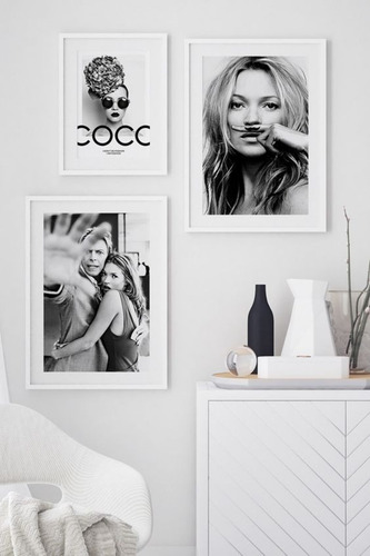 Imagen 5 de 7 de Cuadro Decorativo Kate Moss Marca Decoholic