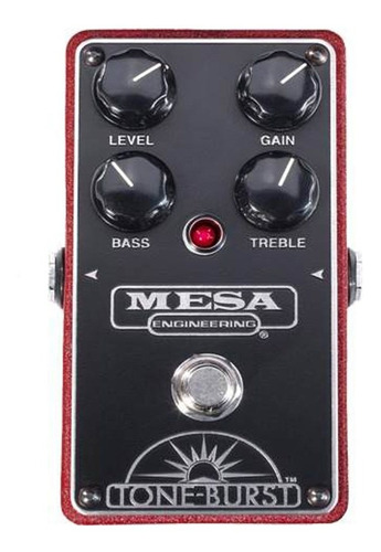 Pedal De Mesa Boogie Tone-burst Clean Boost, Color Negro