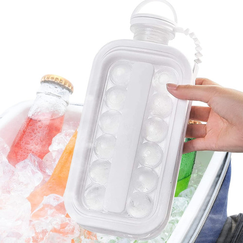 Botella De Agua Con Molde Para Hielo 1.5 Lt Bule Deportivo