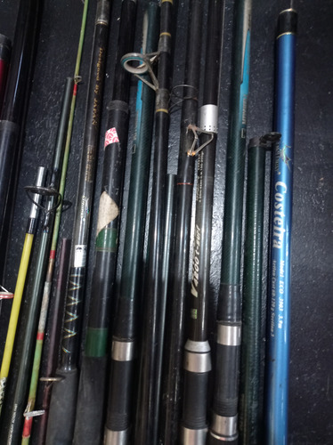 Lote 20 Varas Pesca Mar Com Defeitos Para Reparar Surf Cast (Usado)