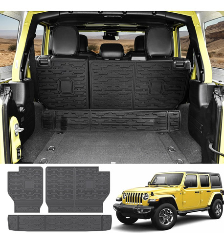 Cubierta Trasera De Asientos Para Jeep Wrangler Jl Unlimited