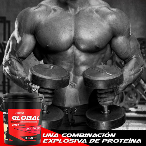 Proteína Whey Global Hidrolizada Iso 281 Serv 9kg Vainilla