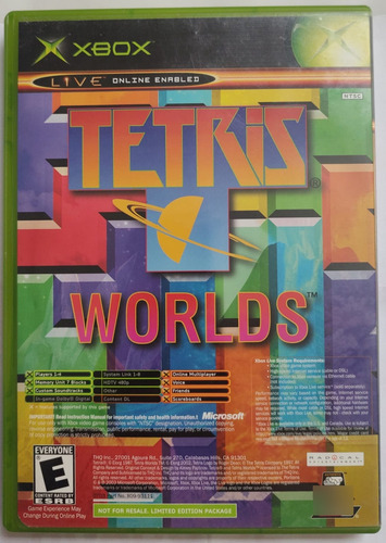Star Wars The Clone Wars & Tetris World Origina Xbox Clásico (Usado)