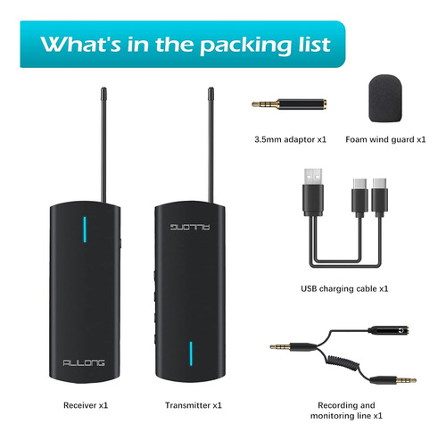 Uhf - Sistema De Micrófono De Solapa Inalámbrico Lavalier, M