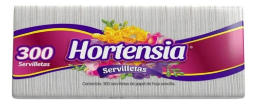 3 Pzas Servilletas Hortensia 300 Pzas