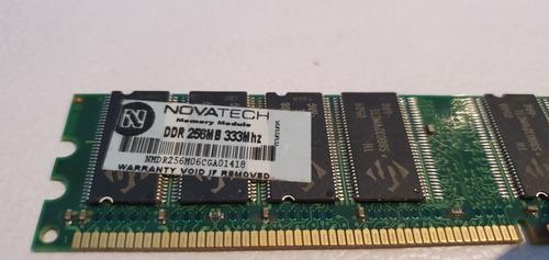 Memoria Ddr 256 Mb 333mhz Novatech