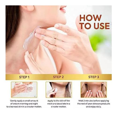 Crema Reafirmante Y Reafirmante Para El Cuello, Crema Para E