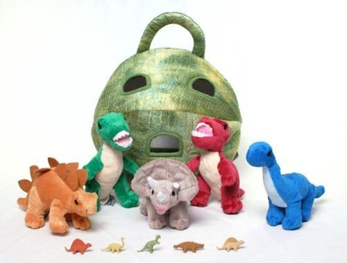 Peluche De Unipak Dinosaurio Incluye 5 Animales De Peluche