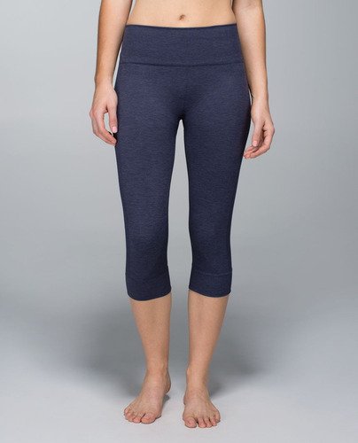 Leggings Deportivos Lululemon Original Capri Talla 8 Azul (Usado)