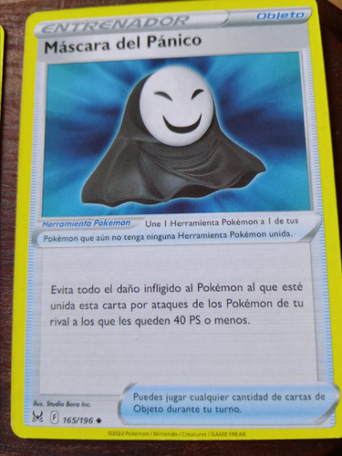 Proxy/repli Carta Pokemon Mascara Del Panico