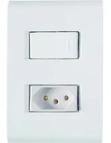 Comprar Cj  Simples + Tomada 20a Branco 4x2 - Tramontina Liz