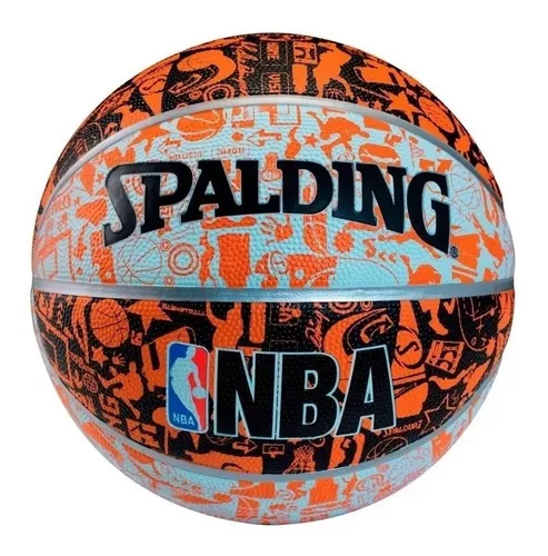 fuga disco pescado Balon Spalding Nba Graffiti Basquetbol