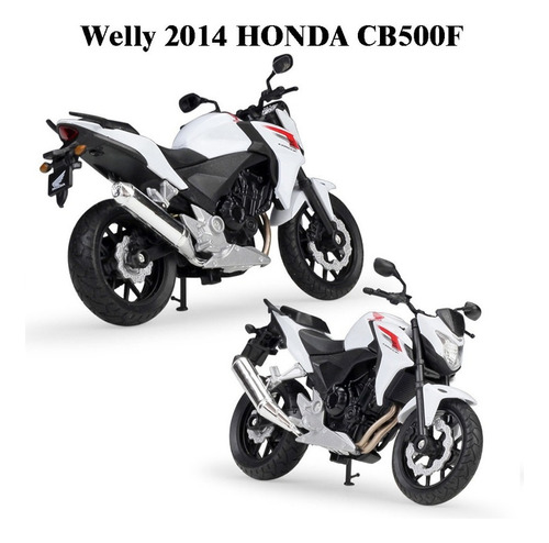 E Welly Honda Street Bike De Serie Miniatura Metal Moto E