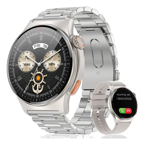 Reloj Inteligente Para Hombre Con Pantalla Tctil Completa De