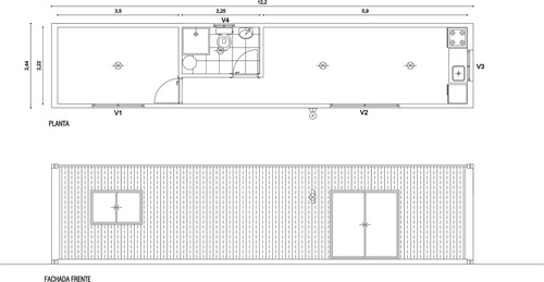 Imagen 2 de 7 de Casas 30m2 - Contenedores