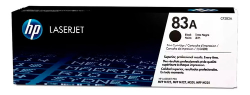 Toner Hp Cf283a (83a) Mfp M127f Negro 1.5kpg.