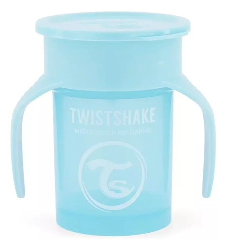 Twistshake Vaso 360 Twistshake Azul Pastel 230ml