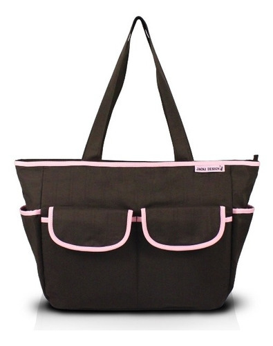 Bolsa De Bebê Lisa Jacky Design Marrom/pink