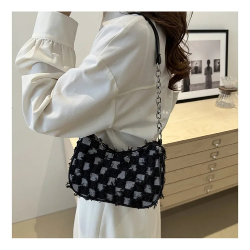 Bolsa De Lona Para Axilas, Tamaño Mediano, Con Cremallera, C