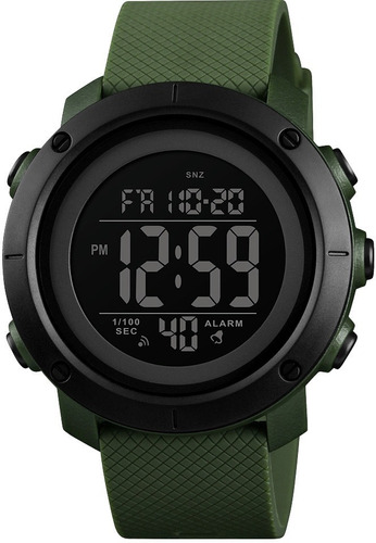 Reloj Skmei 1426 Digital Verde-  Pantalla Negra Resiste 50m