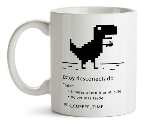 Taza Dinosaurio Dino T-rex Runner Game Offline 