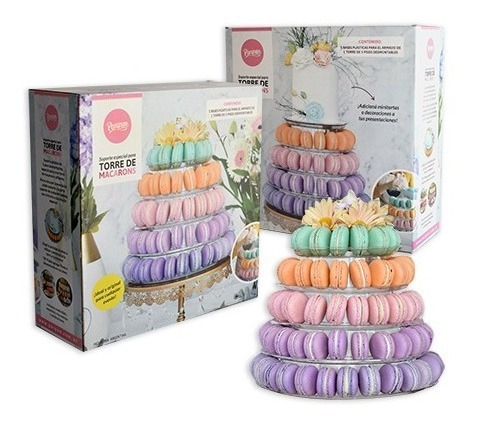 Soporte Base Para Torre De Macarons 5 P. - Parpen