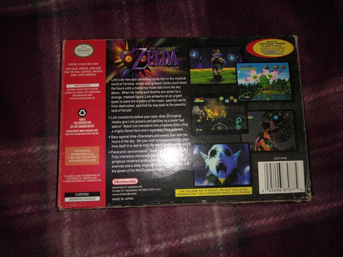 Imagen 2 de 9 de Zelda Majoras Mask Nintendo 64