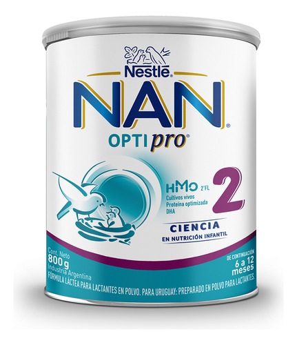 Nestlé Nan Optipro 2 Hmo Lata 800g