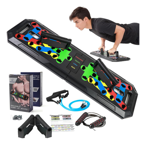 Tabla De Flexiones 20 En 1 Con Accesorios Sistema De Entrena