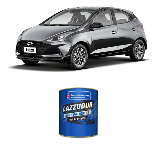 Tinta Automotiva Cinza Silk M9g Hyundai 900ml