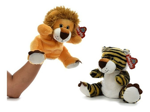 Imagen 4 de 5 de Títere De Mano Animales Varios Con Patas 22 Cm Phi Phi Toys